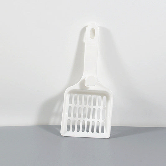 HKM-6860861 Cat Litter Scoop, Durable ABS Plastic, 22.5x9.6x2.4CM, Available in White, Pink, Green, and Blue