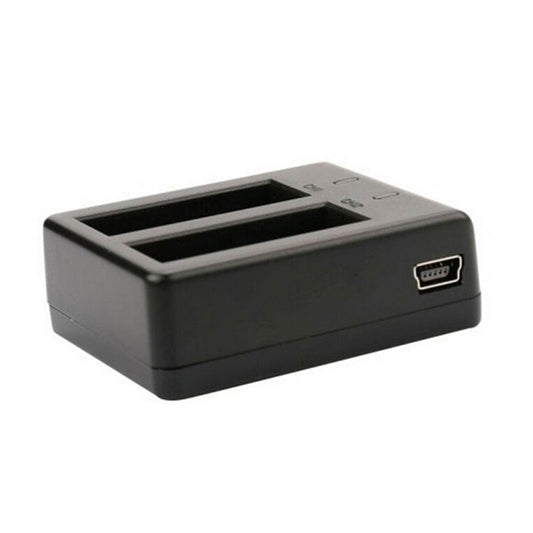 HKM-686995 Dual Charger for EKEN H9 H9R H3R H8PRO H8R & SJCAM SJ4000 SJ5000 - Compact 1050mAh Battery Charging Station