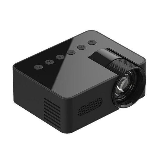 HKM-691859 Mini Portable Home Projector with Wireless Screen Mirroring, USB Power Supply, and Built-in Speaker - Compact and Lightweight Design