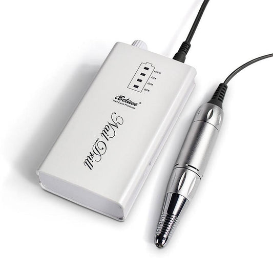 HKM-691859 Rechargeable Electric Nail Polisher with Dual Control and 6 Grinding Heads