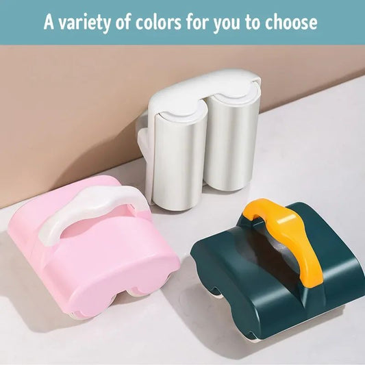 HKM-6920637 Durable Pet Hair Removal Roller with Handle - Easy to Use Self-Cleaning Tool for Cats and Dogs