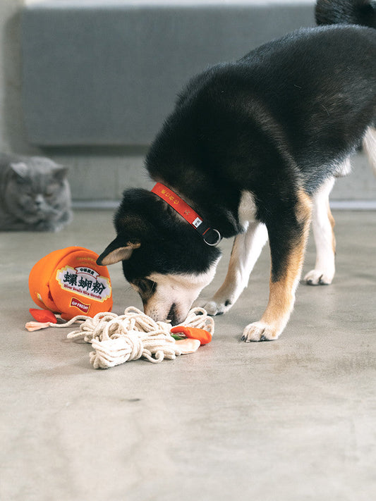HKM-6931389 Snail Powder Hot Pot Sniffing Toy for Dogs - Interactive Treat Dispenser