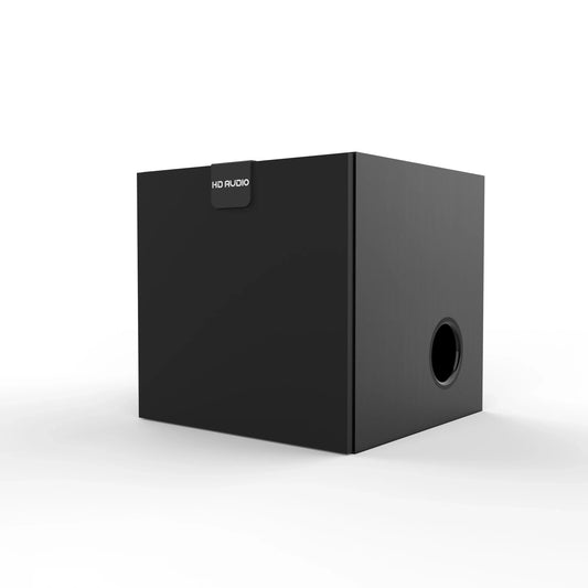 HKM-695827 150W Active 10 Inch Subwoofer Speaker with Built-in Amplifier for Enhanced Sound Quality
