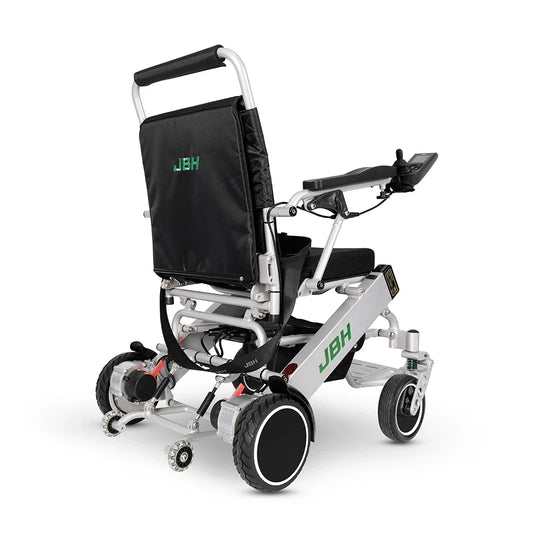HKM-696851 Folding Wheelchair for the Elderly - Lightweight Aluminum Alloy, 120 kg Capacity, 20 km Driving Range, Multiple Colors