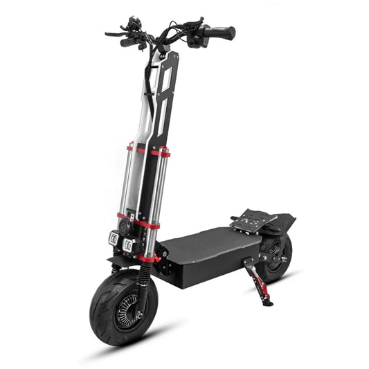 HKM-699155 12-Inch Foldable Offroad Kick Scooter with Large Wheels, Hydraulic Brake, 150kg Max Load, 80-100km Range