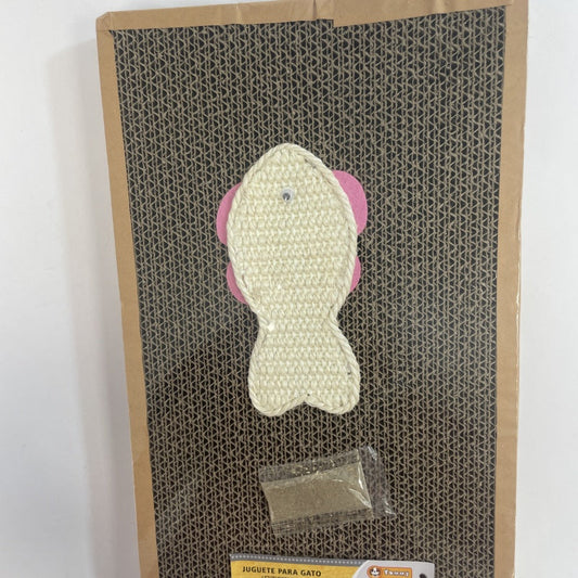 HKM-7007805 Cat Scratching Post with Multi-Level Design and Cozy Retreat Area