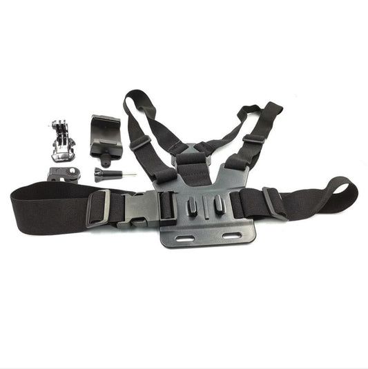 HKM-701139 Adjustable Chest Strap Clip for Mobile Phones and Sports Cameras, Fits 4-6 Inch Devices, Made of Plastic and Nylon