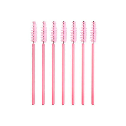 HKM-708563 Dual-Use Disposable Spiral Eyelash and Eyebrow Brush with Adjustable Head