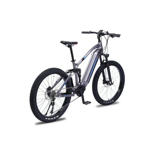 HKM-711187 Electric Mountain Bike, 27.5" All-Terrain E-Bike, 48V 500W, 9-SPEED, Hydraulic Brakes, Eco-Friendly, Fast Shipping
