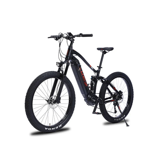 HKM-711187 Electric Mountain Bike, 27.5" All-Terrain E-Bike, 48V 500W, 9-SPEED, Hydraulic Brakes, Eco-Friendly, Fast Shipping