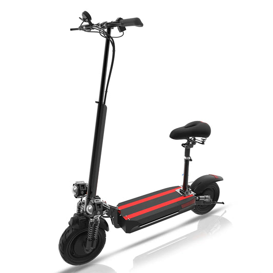 HKM-716115 Electric Scooter X500 with 2400W Dual Motors, 65km/h Max Speed, Full Suspension and Seat