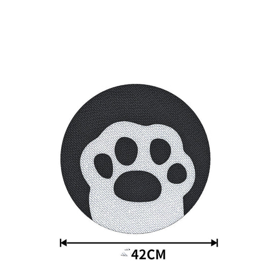 HKM-7204413 Double-Sided Cat Scratching Board for Claw Maintenance - 42 cm Diameter, Eco-Friendly Cardboard