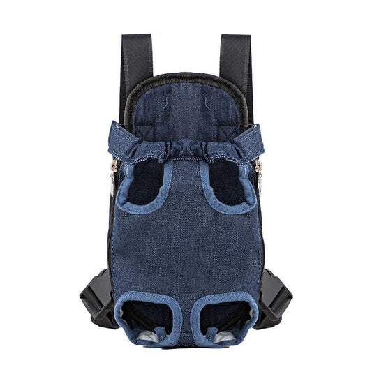 HKM-7214141 Portable Chest and Shoulder Pet Carrier Bag with Breathable Mesh Design