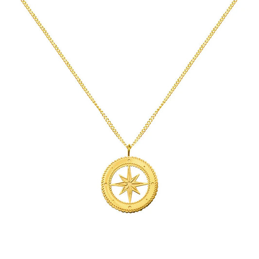 HKM-723539 2024 Double Layer Heart Pendant Necklace Jewellery for Women PVD 18K Gold Plated Waterproof Jewelry
