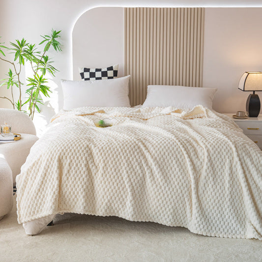 HKM-725139 Magic Velvet Air Conditioning Blanket - Solid Color, Multiple Sizes Available