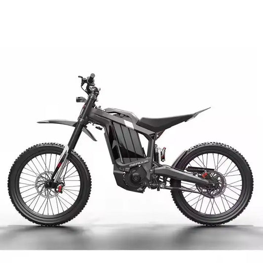 HKM-727379 Electric Motorcycle Dirt Bike R1 - 72V 35Ah, 8000W, 5-Speed, Hydraulic Disc Brakes, Aluminum Alloy Frame, 120KM Range