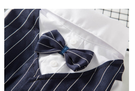 HKM-7304893 Casual Suit Shirts for Dogs and Cats ¨C Thin Buttoned Design in Multiple Colors