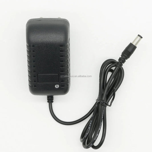 HKM-731411 12V Power Adapter with EU/UK/US Plug for LED Strips, CCTV Cameras, and TV Set Boxes