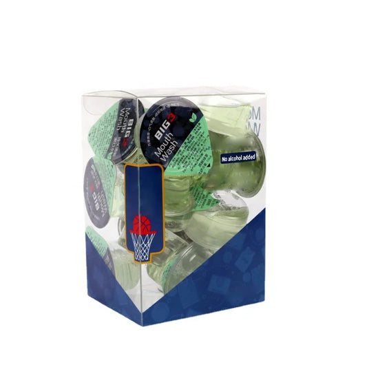 HKM-733523 Alcohol-Free Fruit Jelly Cup Mouthwash - Mint, Lemon & Peach Flavours for Fresh Breath