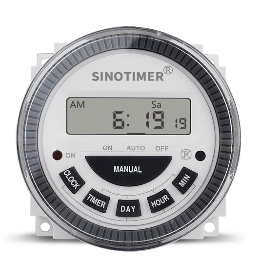HKM-736531 30A 230V AC 7-Day Programmable Timer for Street Lights and Equipment