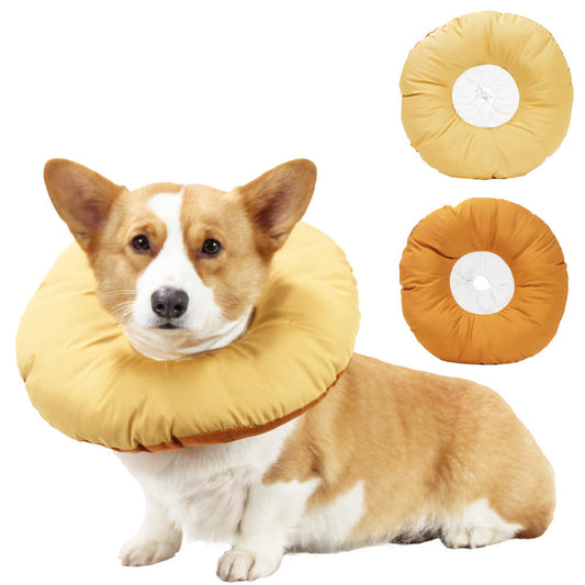 HKM-7381565 Waterproof Color-Block Collar for Cats and Dogs - Adjustable in Avocado, Papaya, Blueberry