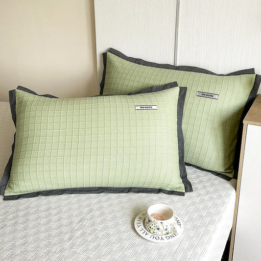 HKM-742227 Heavy Cotton Pillowcases - Set of Two in Various Colors