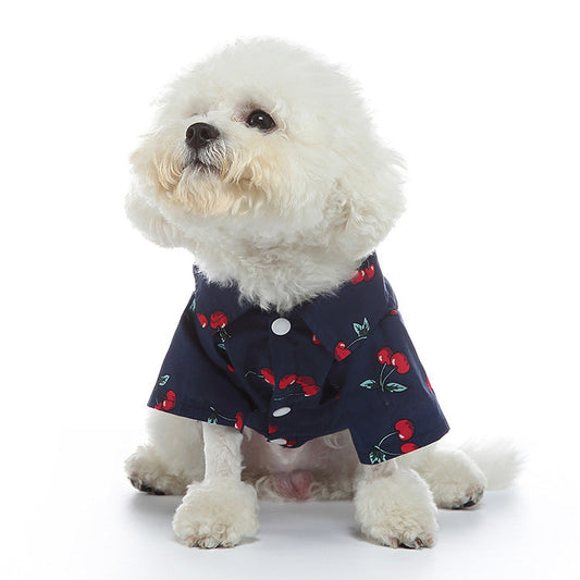 HKM-7439165 Casual Style Fruit-Themed Dog Clothes in Various Colors and Sizes