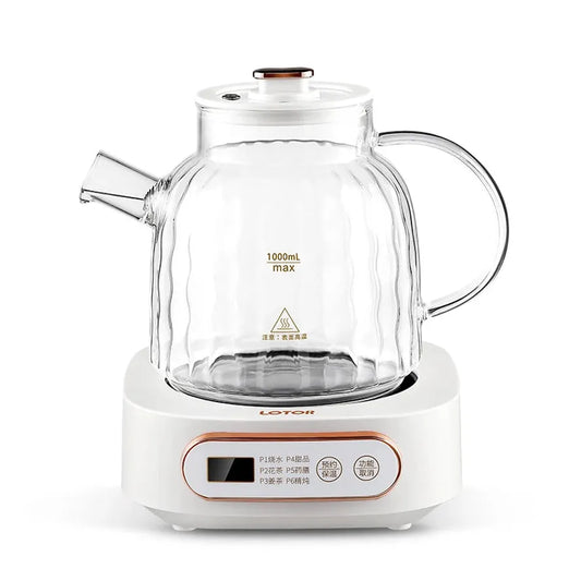 HKM-744019 Digital Intelligent 1L Glass Electric Kettle with Rapid Boil Function
