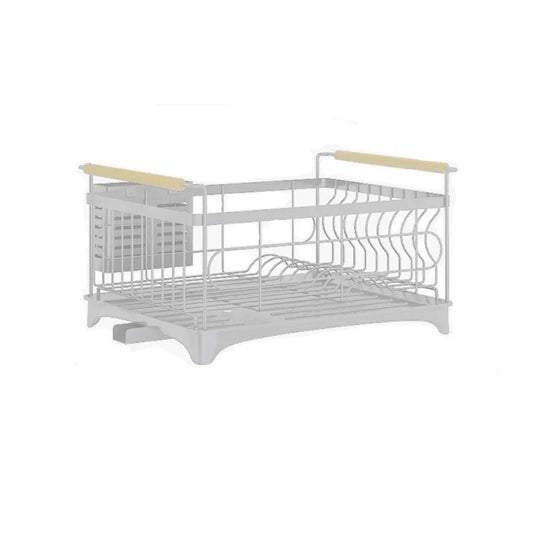 HKM-745299 Stainless Steel Kitchen Dish Rack Drainer - Model BKW-1073, Versatile Design for Home and Restaurant Use