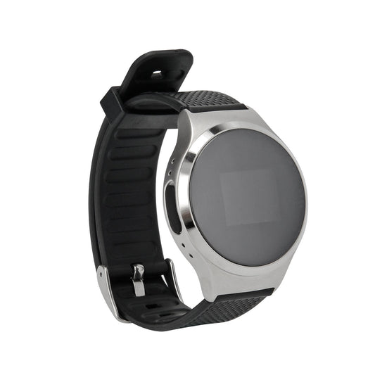 HKM-746899 Sports Watch with Bracelet and Recording Function, Black Zinc Alloy, USB Charging, 30 Hours Recording Time