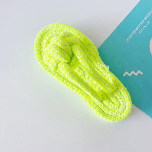HKM-7488445 Pet Multi-Color Cotton Rope Molar Toys - Assorted Colors and 17cm Size