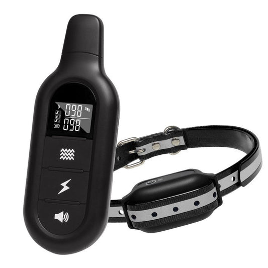HKM-7502397 Remote Control Dog Trainer with Vibration and Shock Function, ABS Material Collar