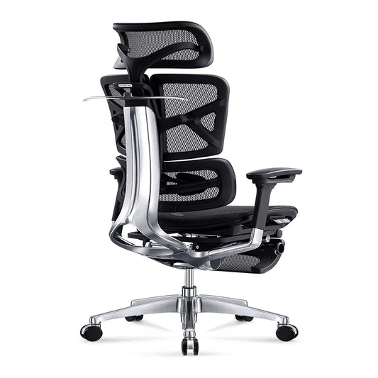 HKM-751763 Ergonomic Office Chair with Adjustable Footrest and Contemporary Design