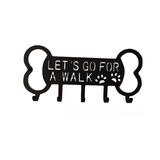 HKM-756627 Perforated Iron Coat Hook with Multiple Rows for Pet Apparel and Accessory Storage