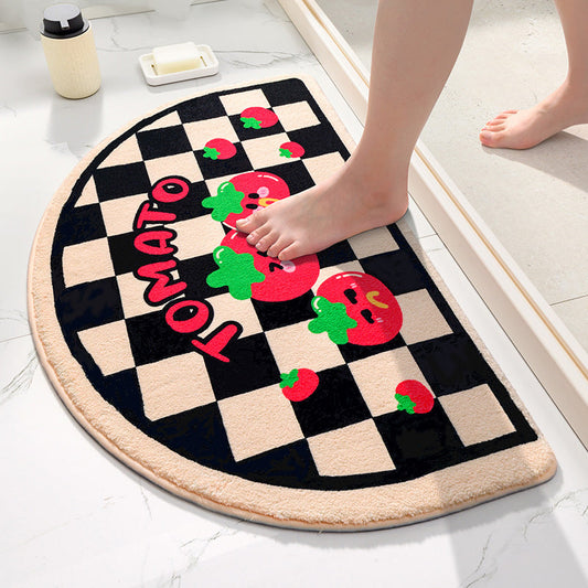 HKM-757139 Absorbent Nonslip Bathroom Entry Mat – Cartoon Design, Various Sizes Available