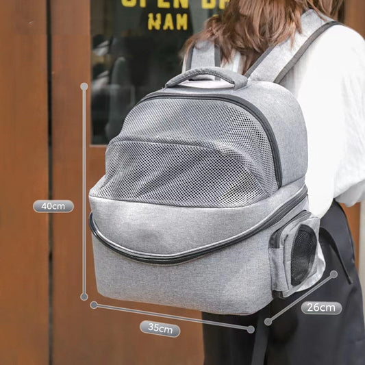 HKM-7576637 Spacious Dual-Use Pet Backpack in Various Colors for Pets Up to 15 Pounds