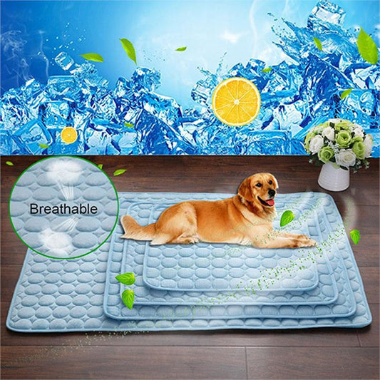 HKM-7599293 Cooling Ice Silk Pet Nest Pad for Dogs and Cats - Breathable, Comfortable, and Durable