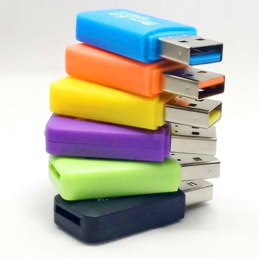 HKM-761747 Mini USB TF Card Reader with 16GB TF Card and SD Transfer Adapter