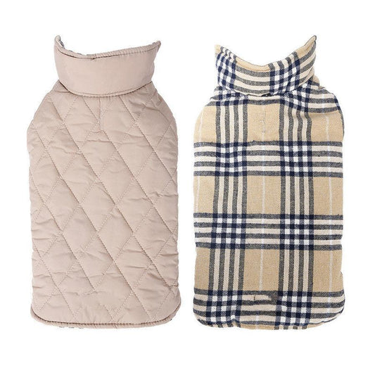 HKM-768339 Waterproof Reversible Pet Dog Jacket in Multiple Colors and Sizes