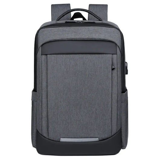 HKM-769491 Large USB Travel Laptop Backpack with Modern Design for Professionals and Students
