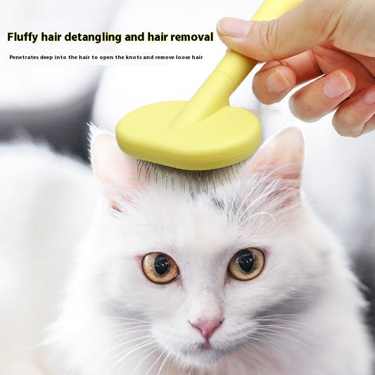 HKM-7712829 Fluffy Nail Scissors Comb for Cats and Dogs ¨C Set of 3 Plastic Combs