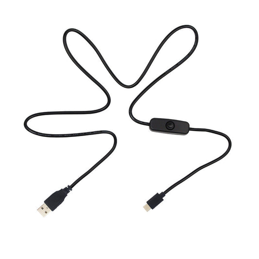 HKM-772755 Raspberry Pi 3B Compatible Type C Power Cord Charger, 5V 3A Supply