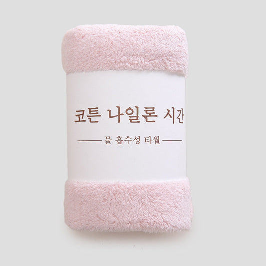 HKM-776595 Coral Fleece Soft Face Wash Towel - Absorbent and Breathable 35x75 cm