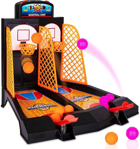 HKM-779155 Desktop Arcade Basketball Shooting Game for Kids - Mini Tabletop Basketball Fun