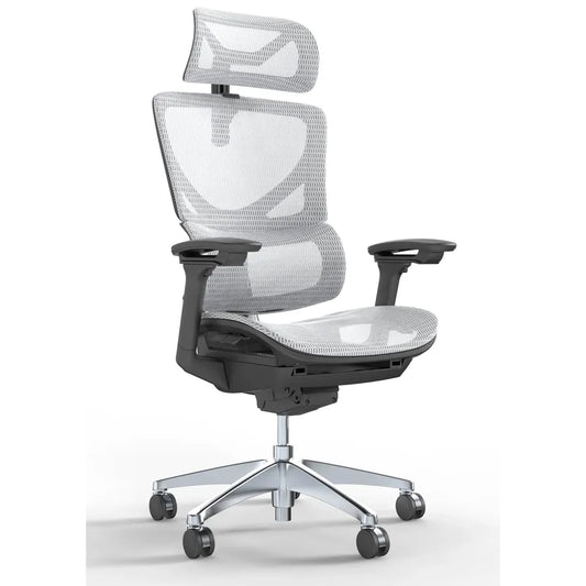 HKM-782867 Ergonomic High Back Executive Chair with Adjustable Armrests and Lumbar Support
