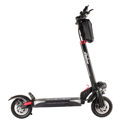 HKM-785107 Dual Motor Electric Scooter 2400W 48V with 60km Range and 55km/h Speed, Foldable Design, 10-Inch Tires, 150kg Load Capacity