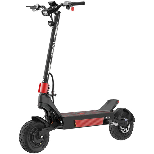 HKM-788883 YUME Predator Big Power Dual Motor Foldable Electric Scooter with 160 KM Range and 25 km/h Speed