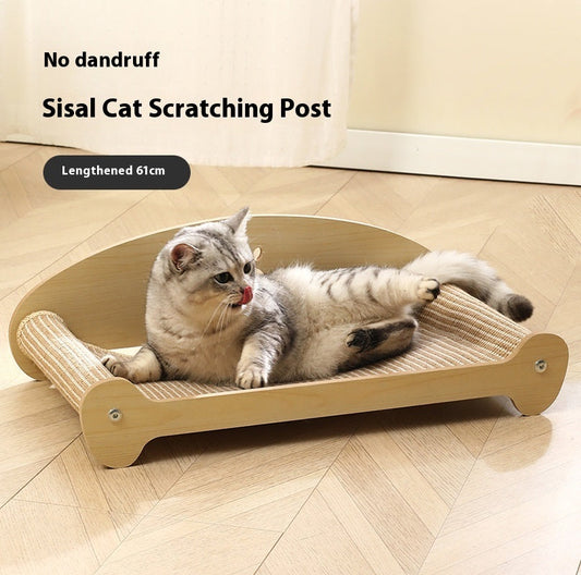HKM-7892541 Large Sisal Cat Scratch Board – Japanese Style Elevated Design