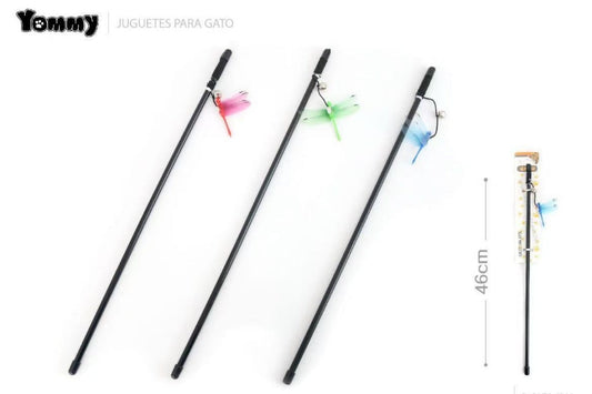 HKM-7902909 Interactive Small Dragonfly Cat Teaser Toy for Playful Cats