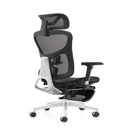 HKM-793235 Ergonomic Mesh Fabric Office Chair with PU Swivel Base for Modern Workspaces